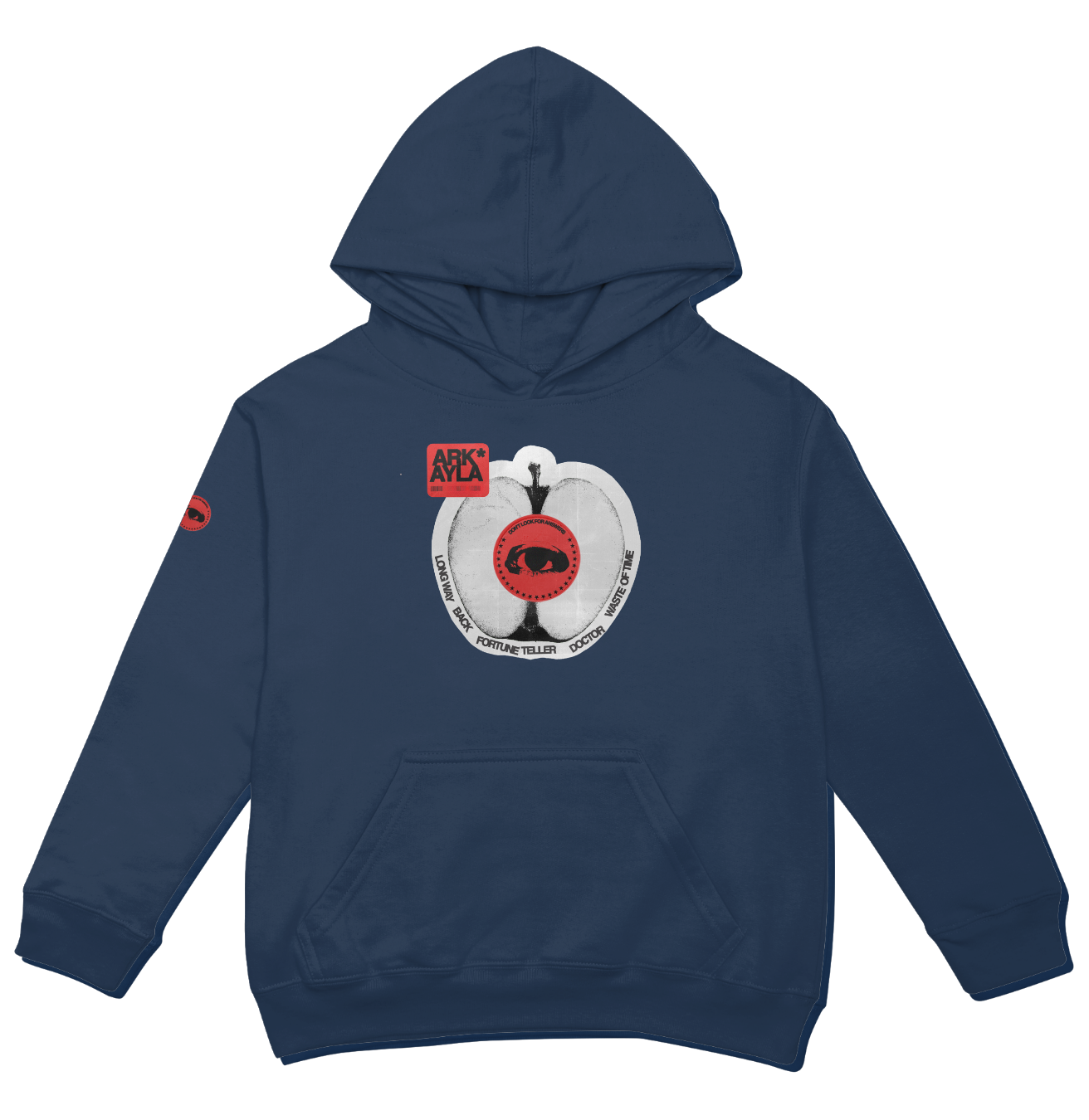 ARKAYLA DONT LOOK FOR ANSWERS HOODIE NAVY