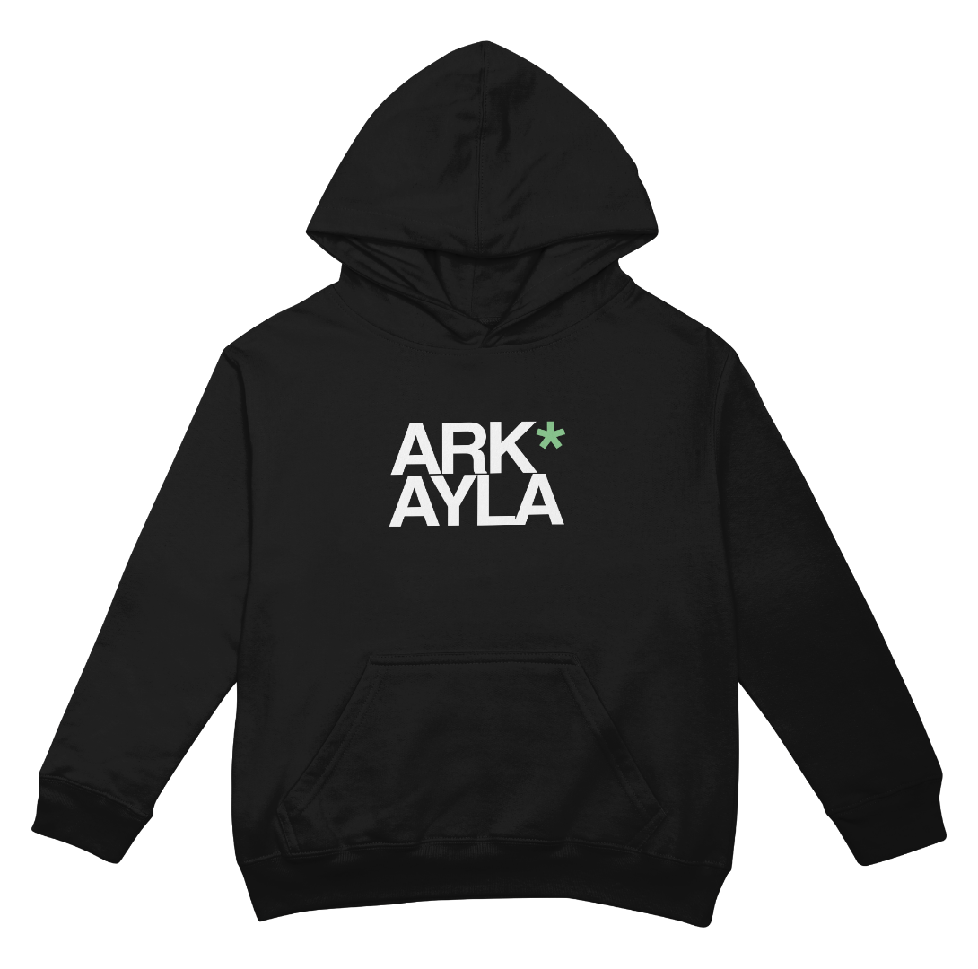 ARKAYLA LOGO HOODIE BLACK