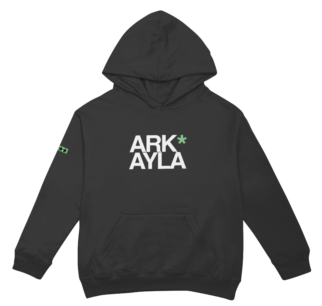 ARKAYLA LOGO HOODIE BLACK