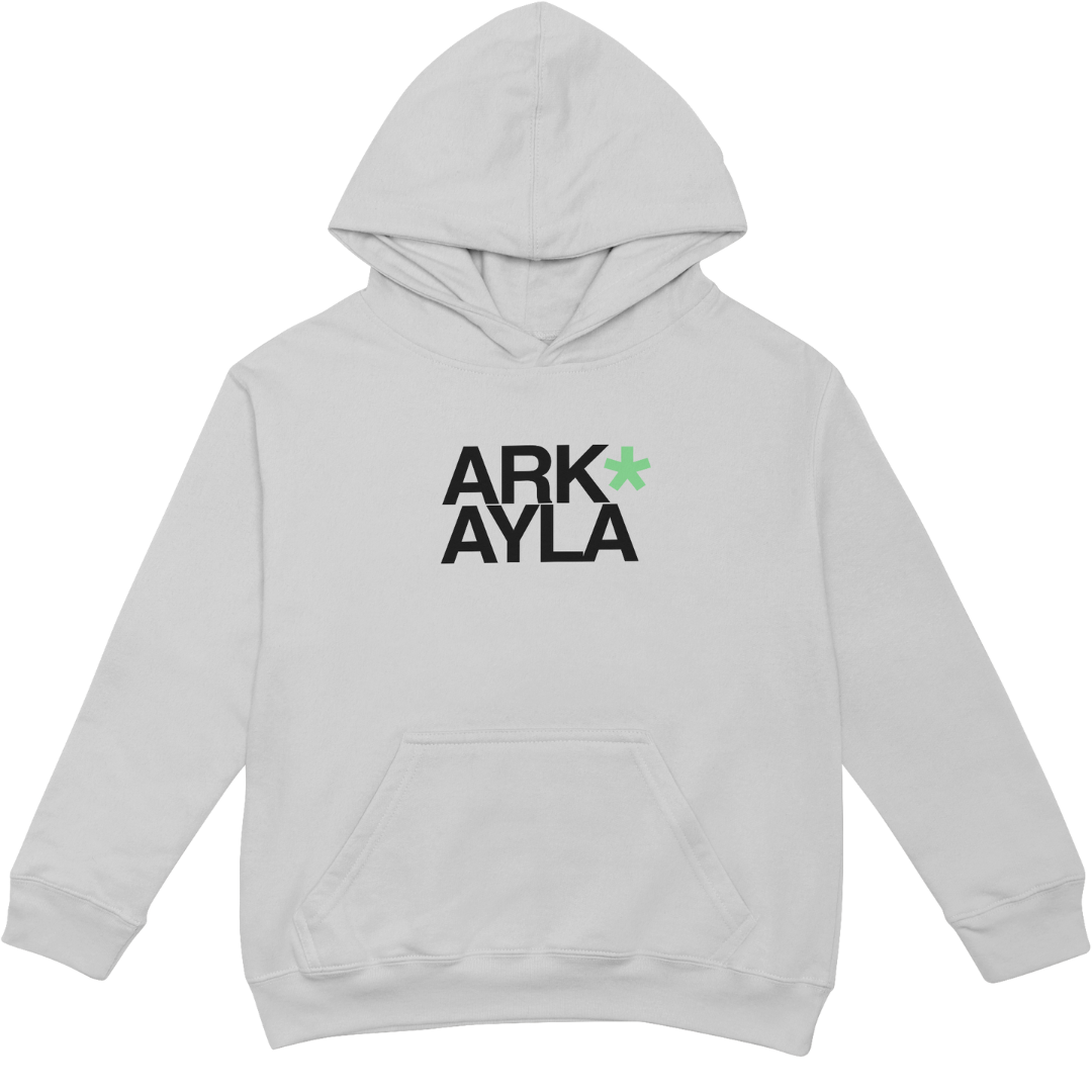 ARKAYLA LOGO HOODIE GRAY