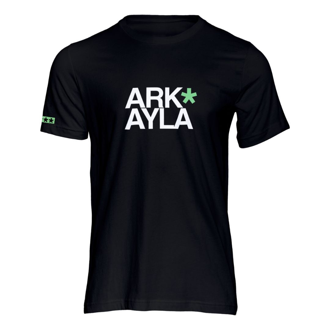 ARKAYLA LOGO TEE BLACK